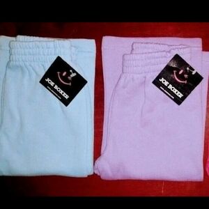 Joe Boxer Blue, Purple Fleece Pants, 5T , K-Mart, New With Tags, Lot of 2
